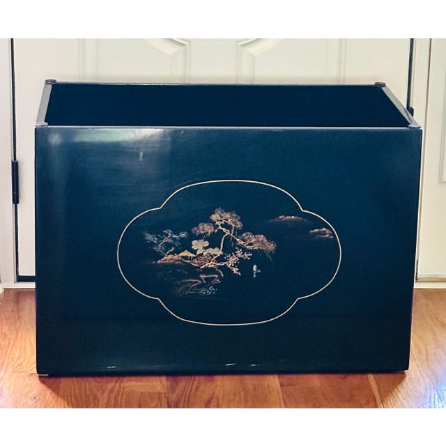 Beautiful and Functional! Estate find in excellent condition. Trunk with removable top to store out of season items. Has a...