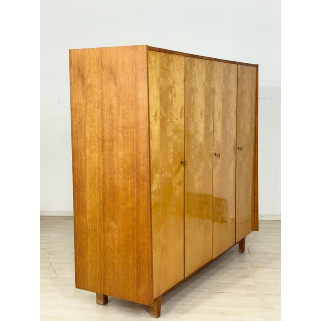 Mid-Century Wardrobe in Pine, 1960s For Sale - Image 9 of 13