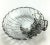 Silver Silver Etched Glass Scallop Trinket Dish For Sale - Image 8 of 9