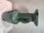 Early 20th Century Chinese Ceramic Vase Longquan Ware Celadon Vase Hand Carved Double Dragon Ears For Sale - Image 5 of 11
