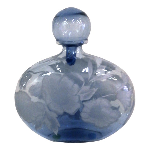 Glass Bottle with Stopper by Aldo Nason, 1970s For Sale