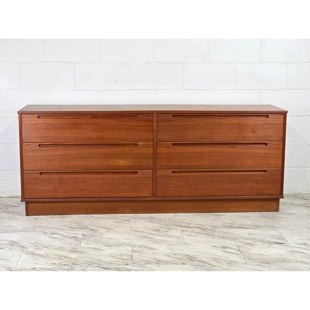 Sensational 6 Drawer Teak Double Dresser By Nils Jonsson For Torring Møbelfabrik Now Available & Ready For Your Home....