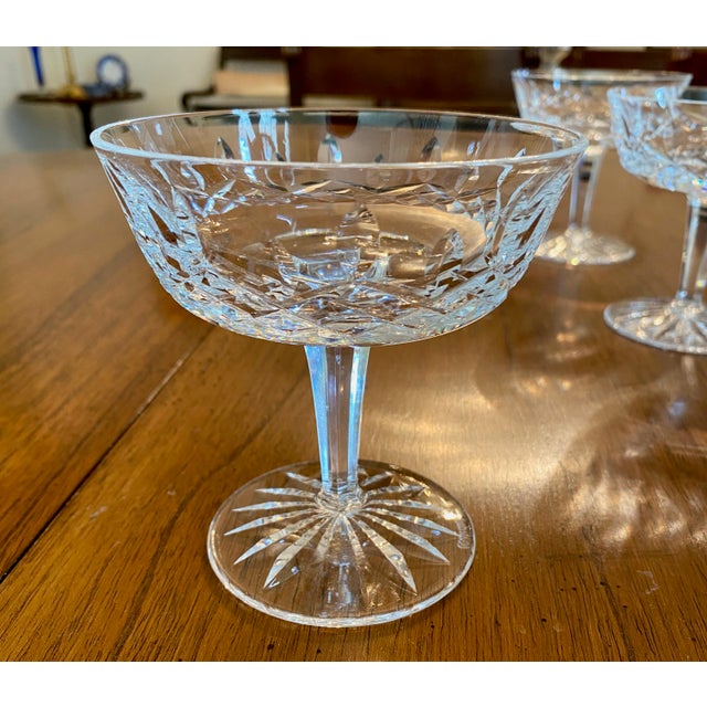 Waterford Crystal Champagne Coupes, designed by Miroslav Havel in 1952. Lismore features a combination of signature...