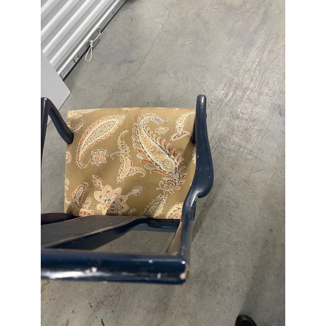 Vintage John Stuart Asian Modern Cane Back Armchair For Sale In New York - Image 6 of 12