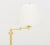 Modern Polished Brass Adjustable Floor Lamps, Pair For Sale In New York - Image 6 of 8