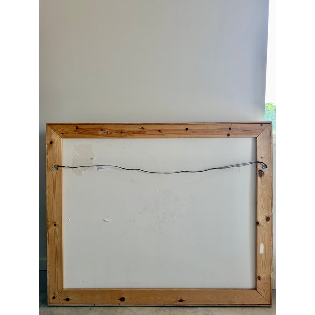 Monumental Robert Flynn Graphite + Charcoal Drawing Signed Framed Minimalism For Sale - Image 17 of 18