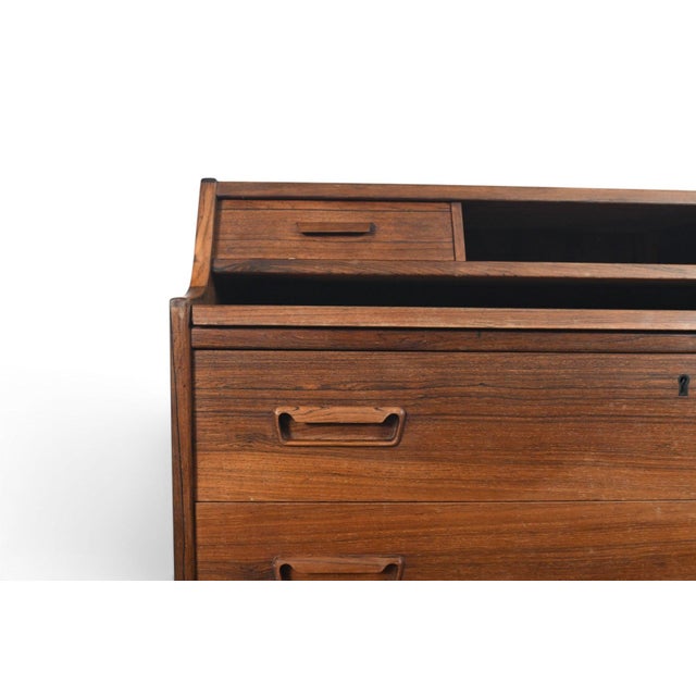 Mid 20th Century Arne Wahl Iversen Model 70 Secretary Desk in Rosewood For Sale In San Francisco - Image 6 of 10
