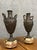 Napoleon III Vases or Cassolettes in Spelter and Siena Marble, Set of 2 For Sale - Image 6 of 6