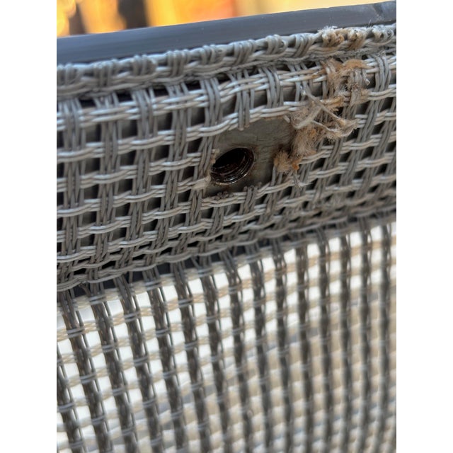 Metal Pair Richard Schultz Knoll Chaise Lounge Chair Aluminum Mesh Modern Patio Pool For Sale - Image 7 of 10