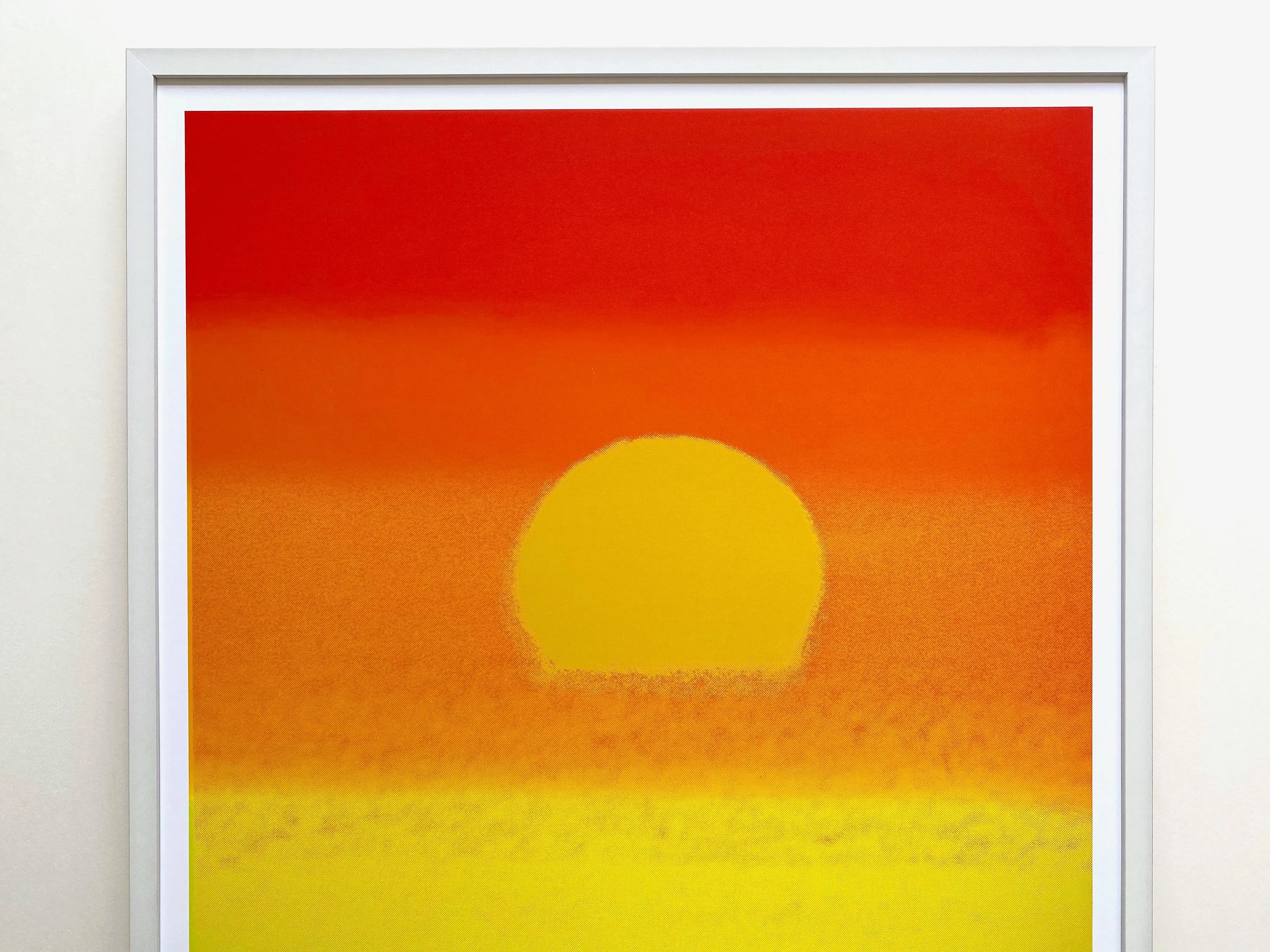 Andy Warhol Foundation Lithograph Print Modernist Framed Pop Art