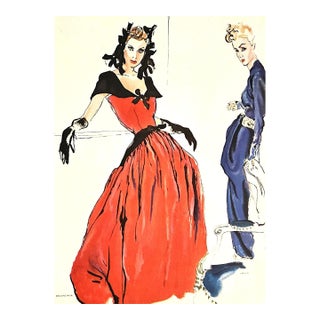 1939 French Fashion Print-Balenciaga, Lanvin For Sale