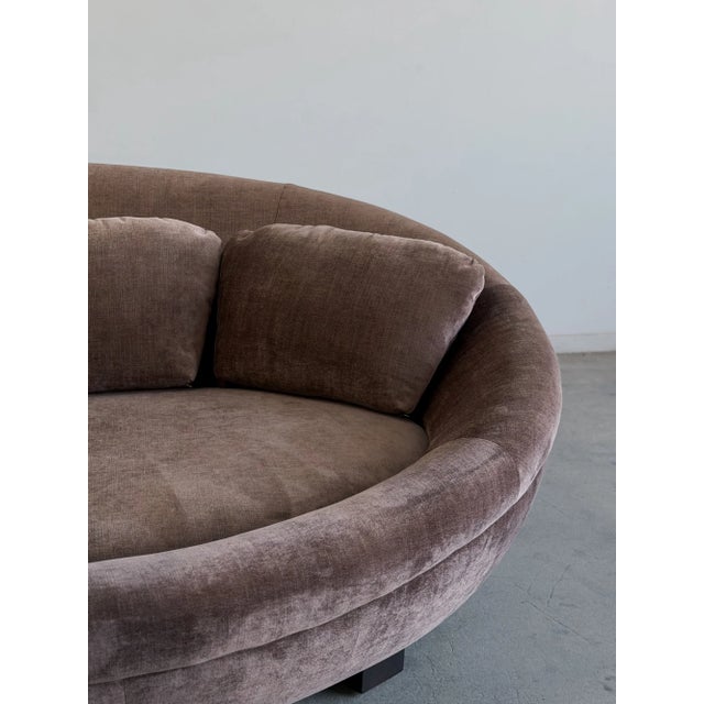 Textile Vintage Ufo Sofa Attributed to Cellini Extra Large For Sale - Image 7 of 14