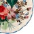 1930s Italian Renaissance Revival Majolica Floral Plate For Sale - Image 4 of 7