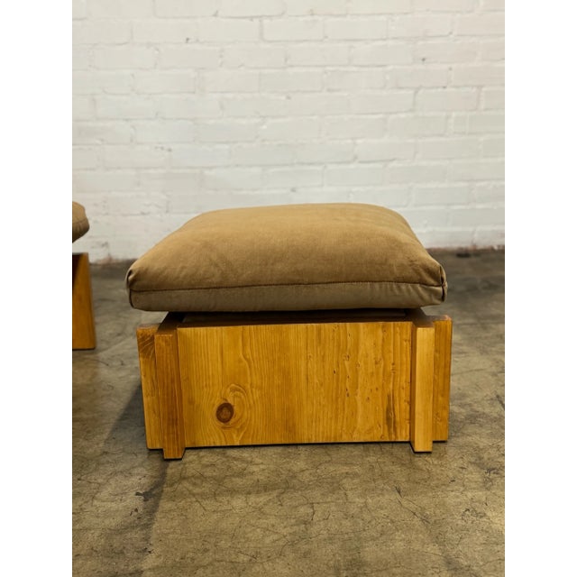 Madura Lounge Chair and Ottoman (Made to Order) For Sale - Image 4 of 12