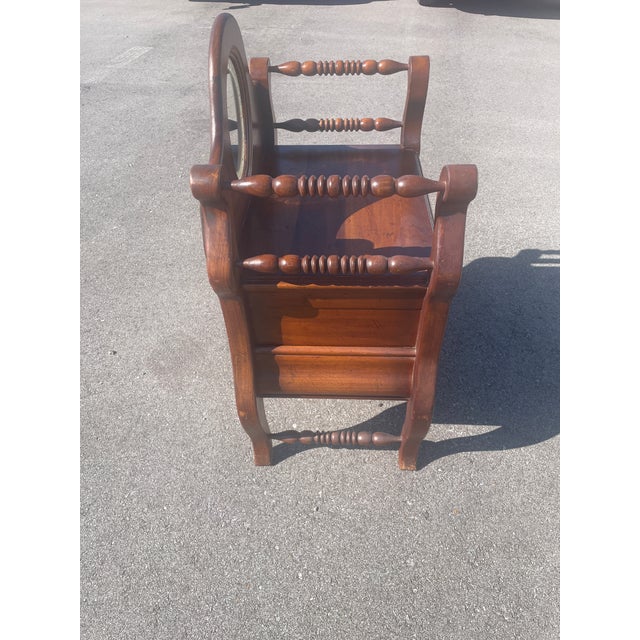 Victorian Vintage Washstand With Beveled Mirror and Drawer For Sale - Image 3 of 14
