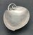 Offered is a mid 20th Century (circa. late 1950s) silver-plated leaf-shaped trinket dish made in Denmark. Measures: 4.75"...