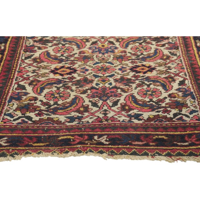 Early 20th Century Antique Persian Hamadan Rug, 02'07 X 04'00 For Sale - Image 4 of 10