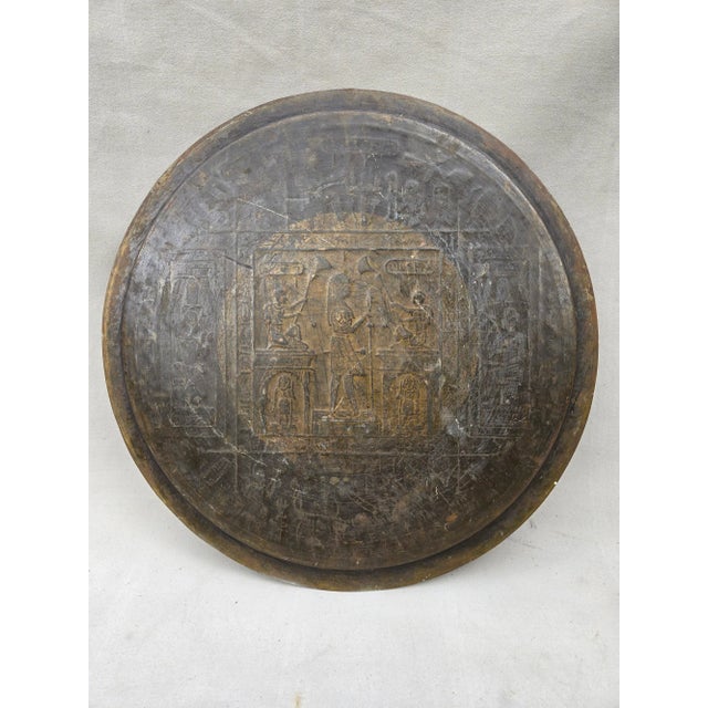 Vintage Egyptian Revival Tray For Sale - Image 4 of 7