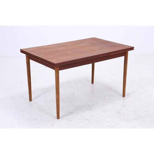 Mid-Century Teak Extendable Kitchen Table, 1960s For Sale - Image 15 of 17