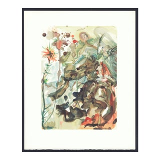1963 Dalí Divine Comedy Engraving Paradis Chant 26 "L'apparition De St. Jacques" (The Apparition of St. James) For Sale