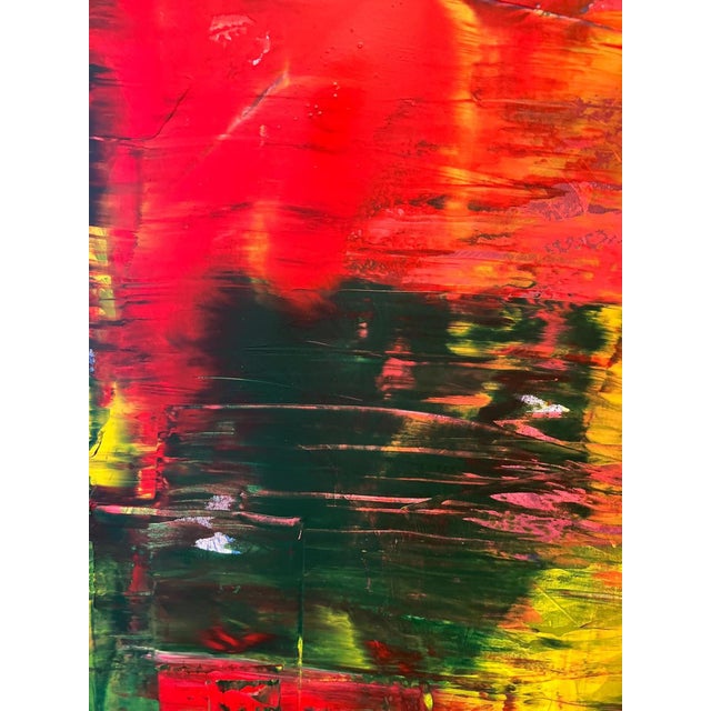 Textile Feelings Abstract Acrylic Painting For Sale - Image 7 of 11