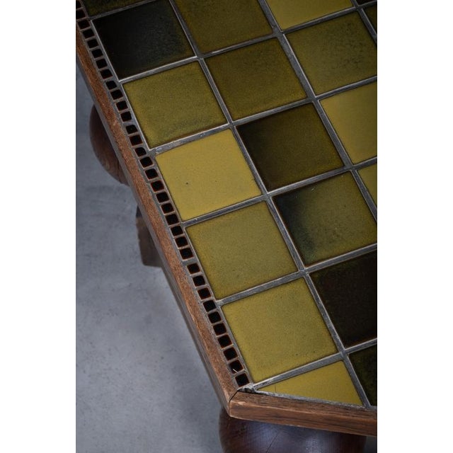 Wood Octagonal Coffee Table in Oak, 1930s For Sale - Image 7 of 12