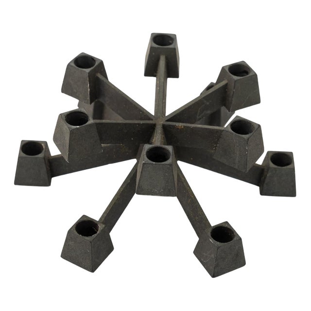 Danish Heart Stage Candleholder by Jens Quistgaard for Paro, 1960s For Sale