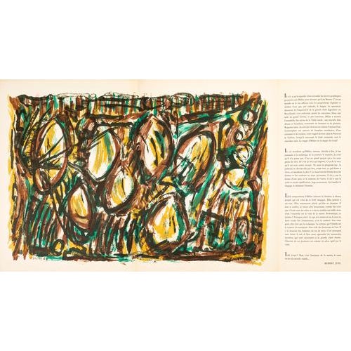 Serge Hélia, Abstract Composition, 1963, Lithograph For Sale - Image 4 of 6
