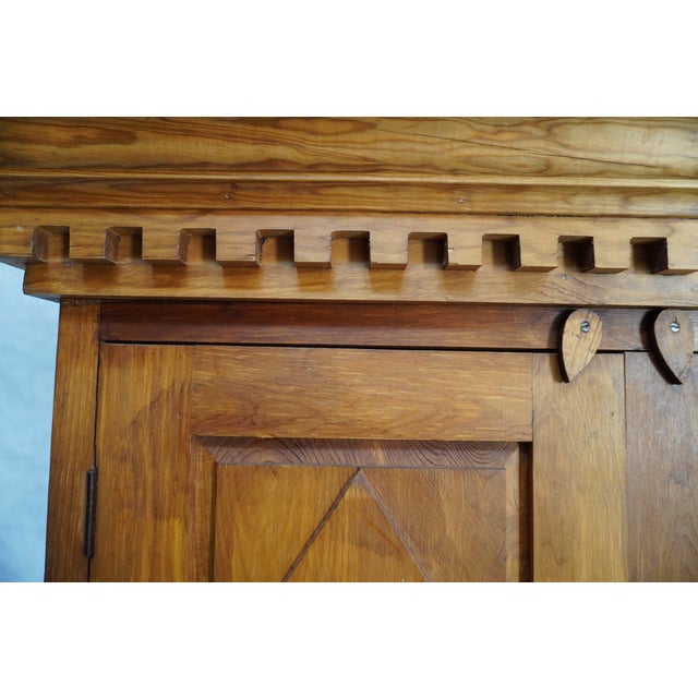 Late 20th Century Carved Wooden Armoire Made in Mexico For Sale - Image 12 of 13