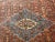 Early 1900s Persian Bibikabad Rug, Hand-Knotted Herati Geometric Pattern, Rust Red & Blue, 9’ X 12’ For Sale - Image 9 of 12