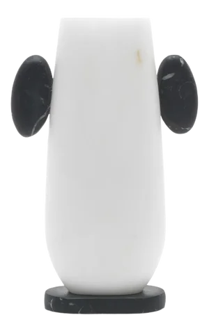 Contemporary Handcrafted Vase in Italian Marble by Matteo Cibic