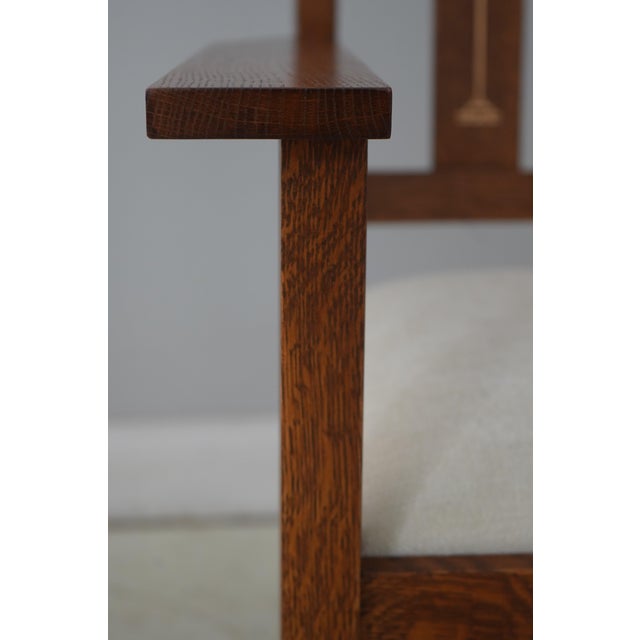 Set of 6 Stickley Harvey Ellis Mission Oak Dining Room Chairs For Sale - Image 9 of 18