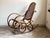 Vintage Rocking Chair in Bent Beech and Vienna Straw in the style of Thonet, 1970s For Sale - Image 6 of 18