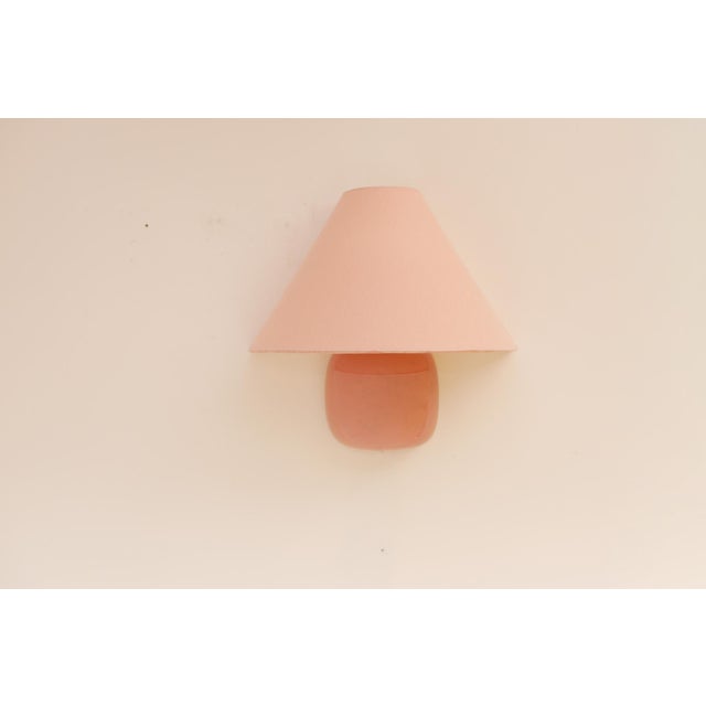 Mid-Century Modern Vintage Scandinavian Wall Sconce in Pink from Ikea, 1980s For Sale - Image 3 of 17