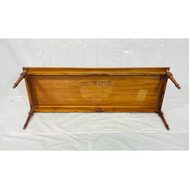 Mid-Century Modern Widdicomb Solid Wood Coffee Table, Grand Rapids 1950s For Sale - Image 17 of 18