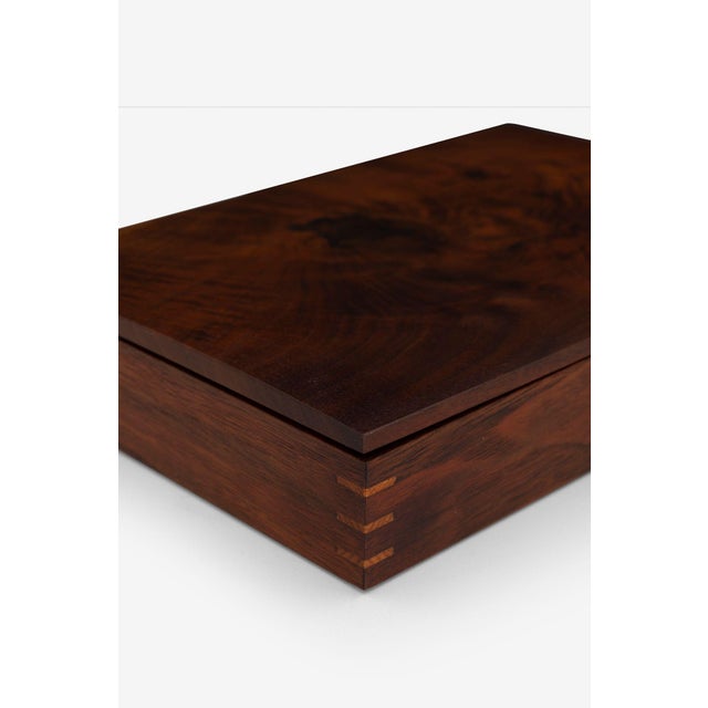 1960s Arthur Espenet Wooden Box 1961 For Sale - Image 5 of 7
