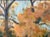 Vintage American Impressionist Oil Painting New England Fall Colors by Harry Barton 22" X 26" For Sale In New York - Image 6 of 9