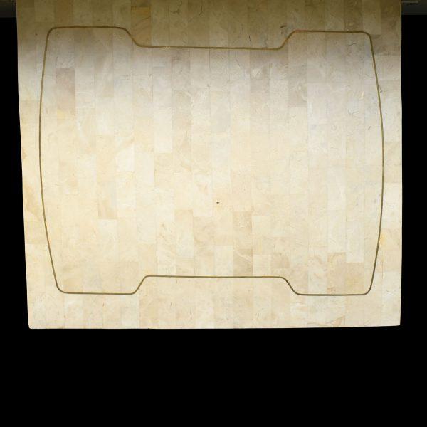 MCM Tessellated Stone Rectangular Dining Table For Sale - Image 4 of 5