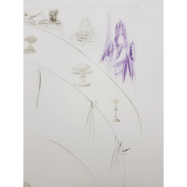 Early 21st Century Salvador Dali - The Knights of King Arthur - Original Etching 1970 For Sale - Image 5 of 8