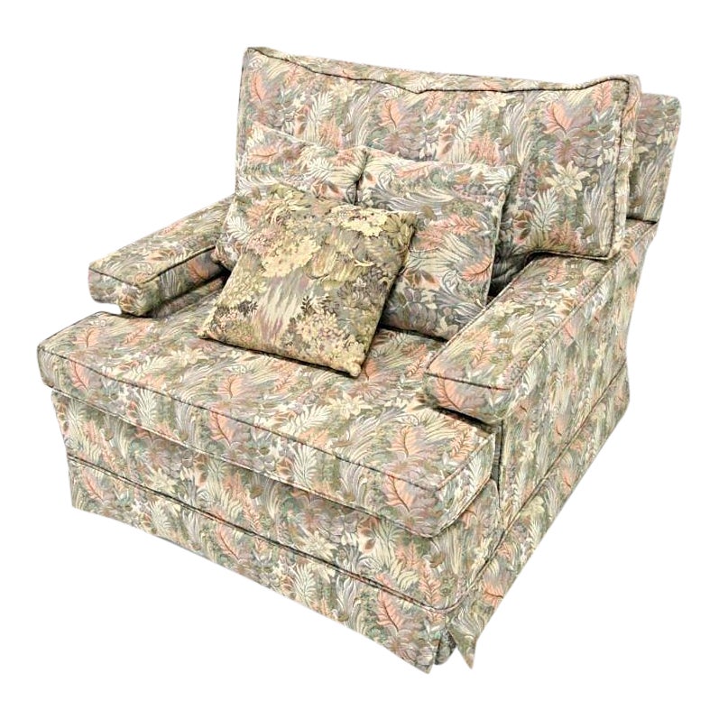 Mid Century Modern Floral Loveseat Chairish