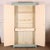 French Painted Linen Cupboard, 1840s For Sale - Image 9 of 11