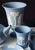 A beautiful, curated 6-piece estate collection of authentic vintage Wedgwood Lavendar Jasperware spanning production dates...