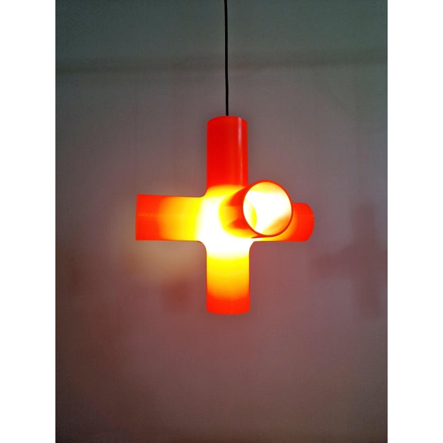 Crosslight Orange Pendant Light by Jan Melis & Ben Oostrum, 2000s For Sale - Image 14 of 16