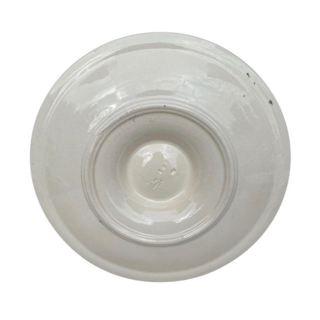 Late 19th Century 19th Century Majolica Oyster Flowers Plate Longchamp For Sale - Image 5 of 5