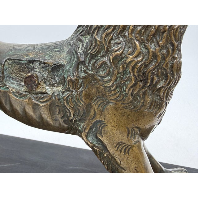 Antique Medieval Bronze Sculpture of a Lion For Sale In Palm Springs - Image 6 of 18