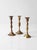 Mid 20th Century Vintage Brass Candlesticks Set of 3 For Sale - Image 5 of 11