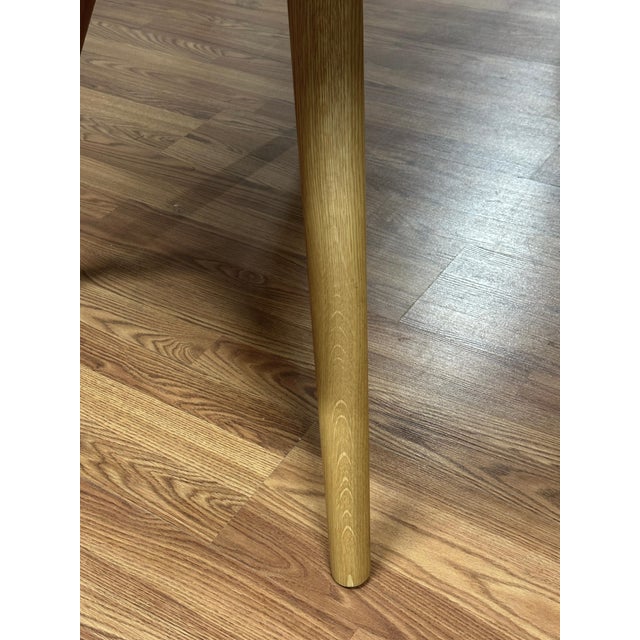 Arts & Crafts Sori Yonagi for Hida Bleached Oak Table and Chairs Reissue 2022 For Sale - Image 3 of 18