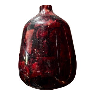 Oversized Red Vase For Sale
