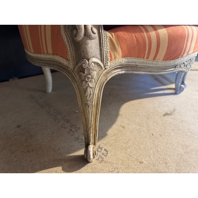 1900 - 1909 French Bergere Lounge Chairs, 1900, Set of 2 For Sale - Image 5 of 17