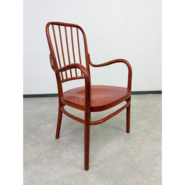 Bentwood Model A63-F Armchairs by Josef Frank for Thonet-Mundus, 1930s, Set of 2 For Sale - Image 3 of 13